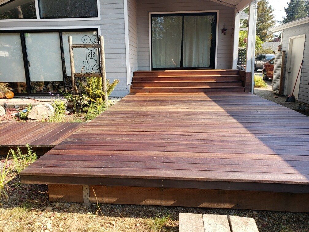 Completed refinishing with warm tones